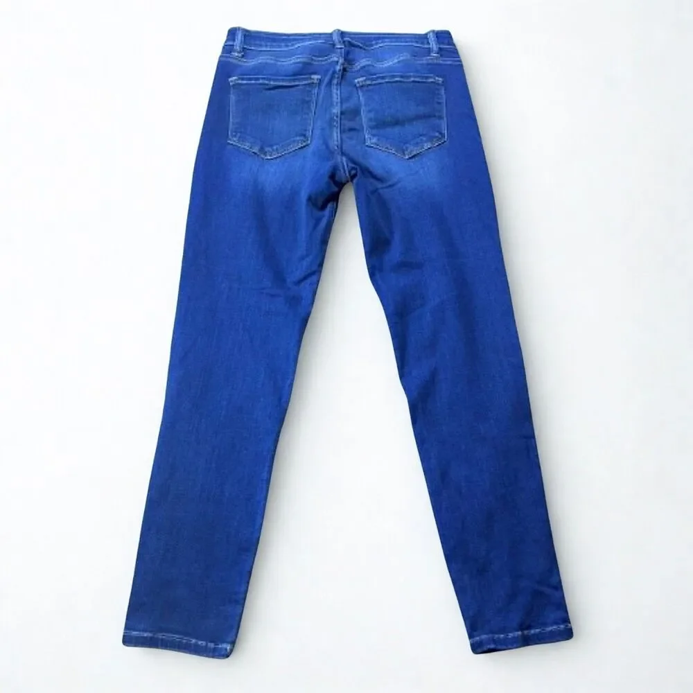 Flying Monkey Womens Skinny Jeans 29 Blue Mid Rise Stretch Modal Denim Pants